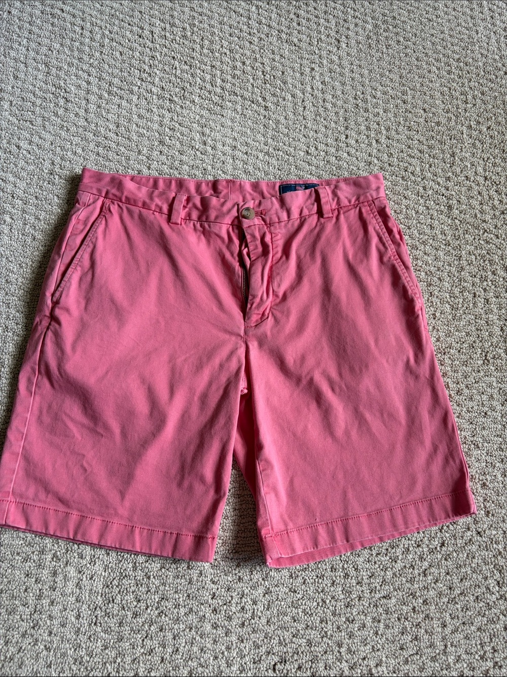 Vineyard Vines Pink Cotton Chino Shorts